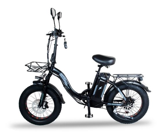 Электровелосипед Minako F11 PRO 20ah Черный