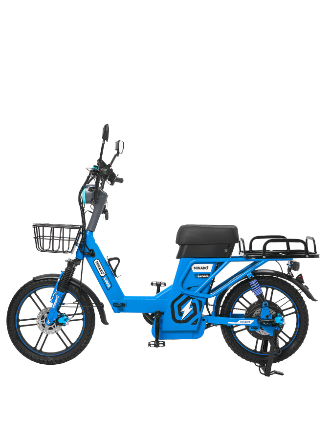 Электровелосипед Minako UNO 21ah синий