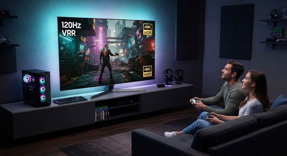 Игровой телевизор: что нужно для комфортной игры на PlayStation и Xbox