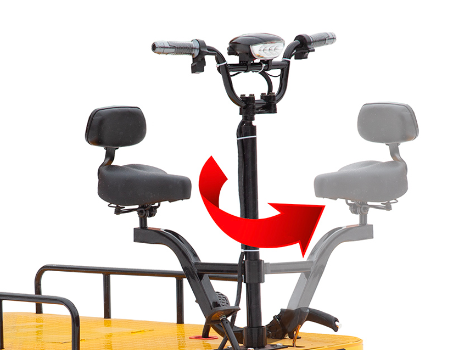 Платформенная тележка электрическая Rutrike СКЛАД 2500