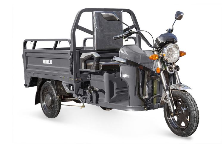 Грузовой электротрицикл Rutrike Вояж К 1300 60V800W (Серый)