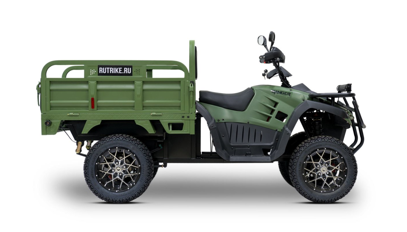 Грузовой электроквадроцикл Rutrike Рейнджер Зелёный