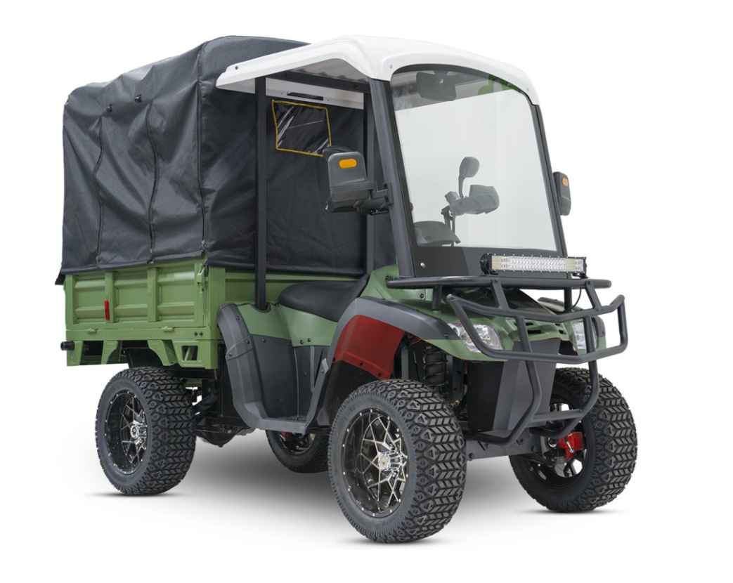 Грузовой электроквадроцикл Rutrike Рейнджер Зелёный