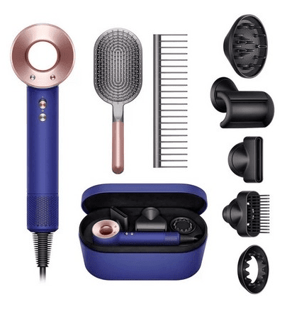 Фен Dyson Supersonic HD08 Vinca Blue/Rose (синий/розовое золото)