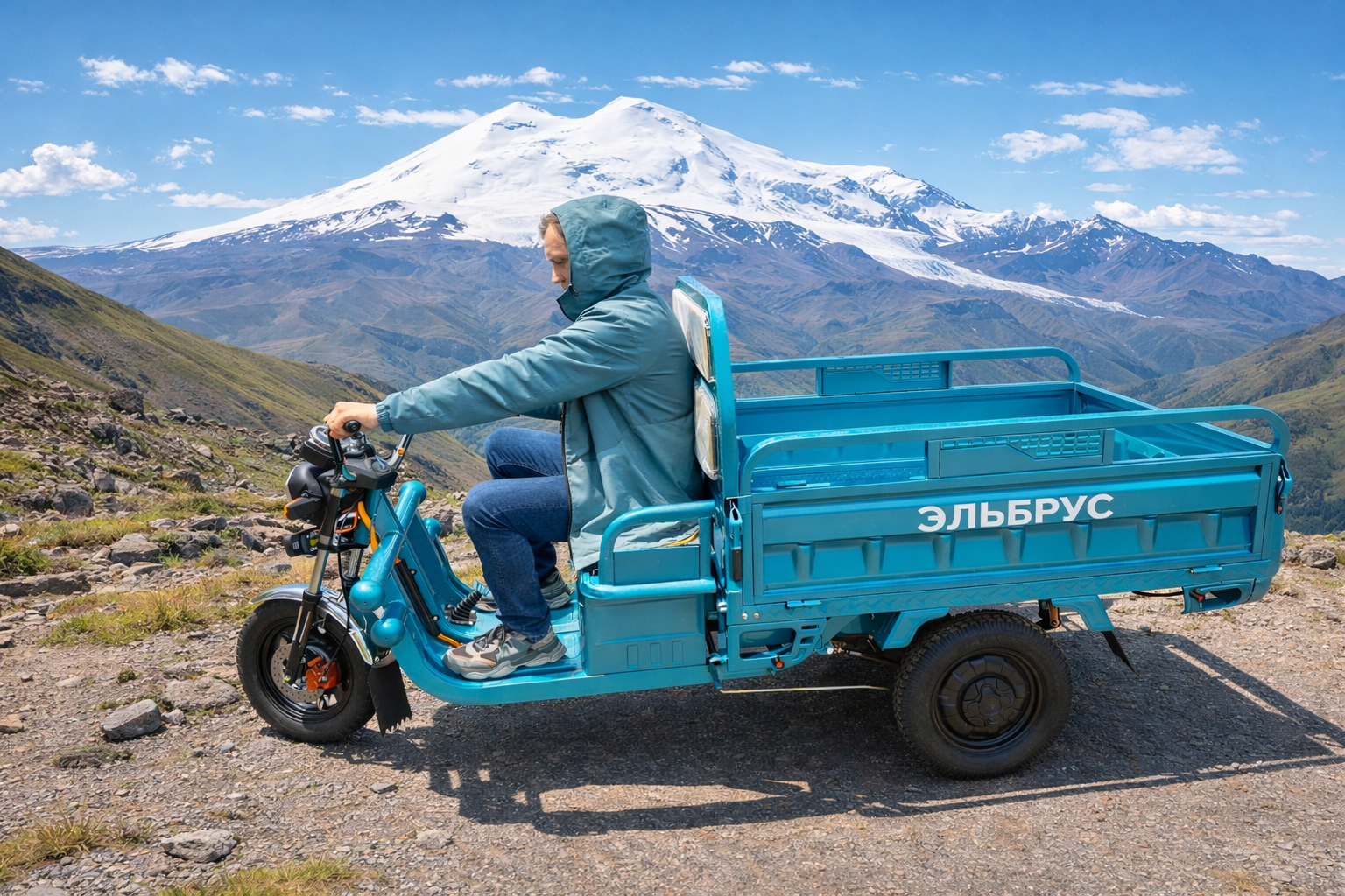 Грузовой трицикл Эльбрус 2000 60V 45Ah