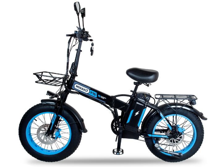 Электровелосипед Minako F10 Pro 20Ah Синий