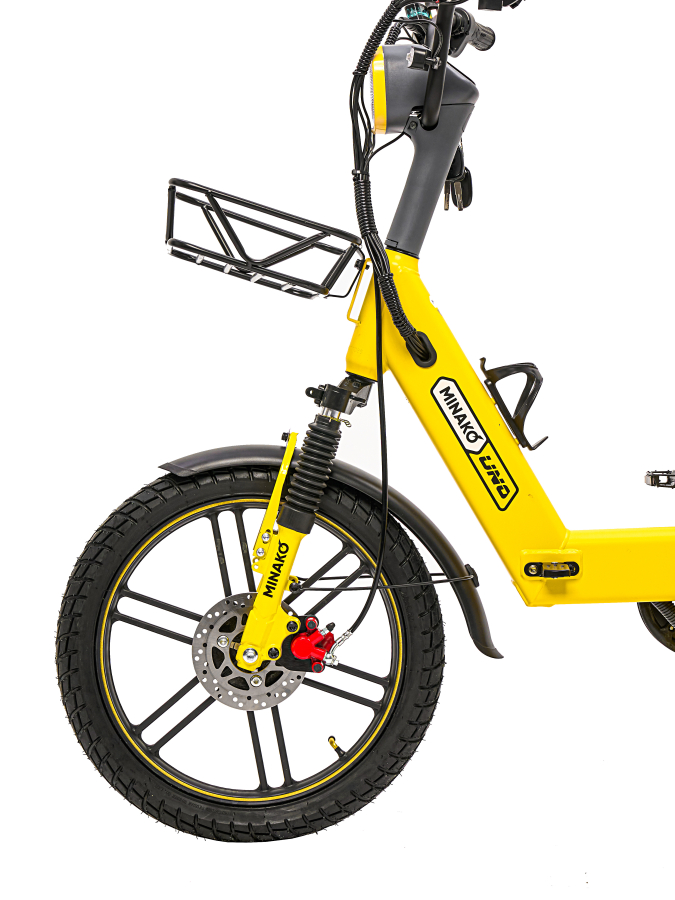 Электровелосипед Minako UNO 21ah желтый