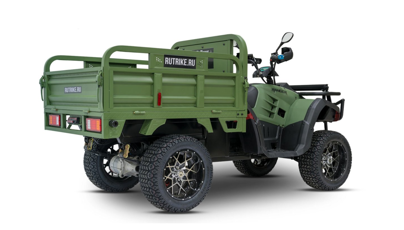 Грузовой электроквадроцикл Rutrike Рейнджер Зелёный