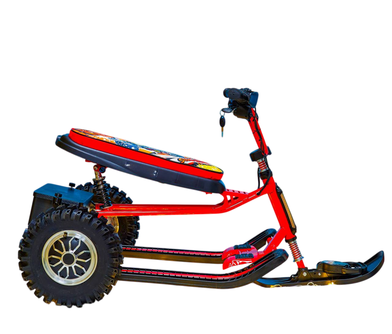 Электроснегокат iBrat S2, Красный