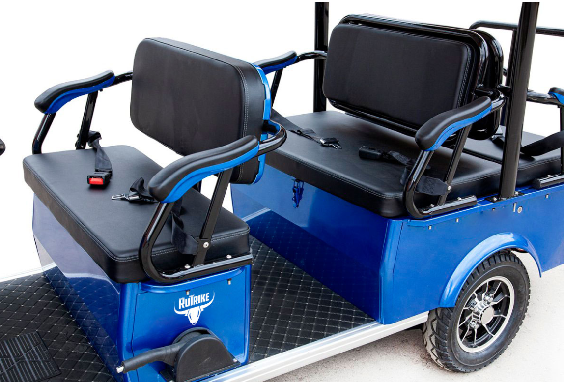 Гольфкар мини Rutrike Venus 60В 1800Вт Синий