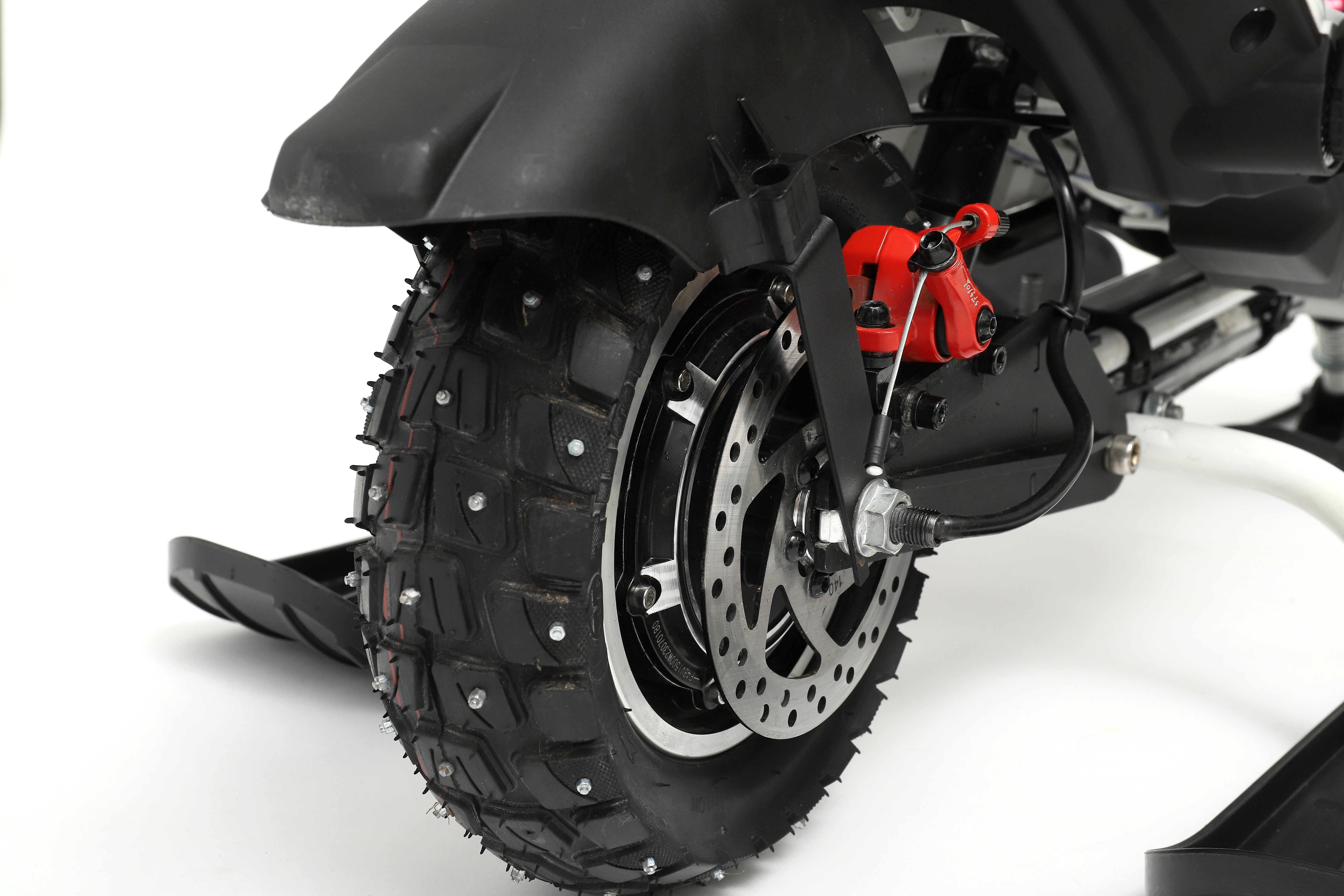 Электроснегокат iBrat M1, Бело-розовый