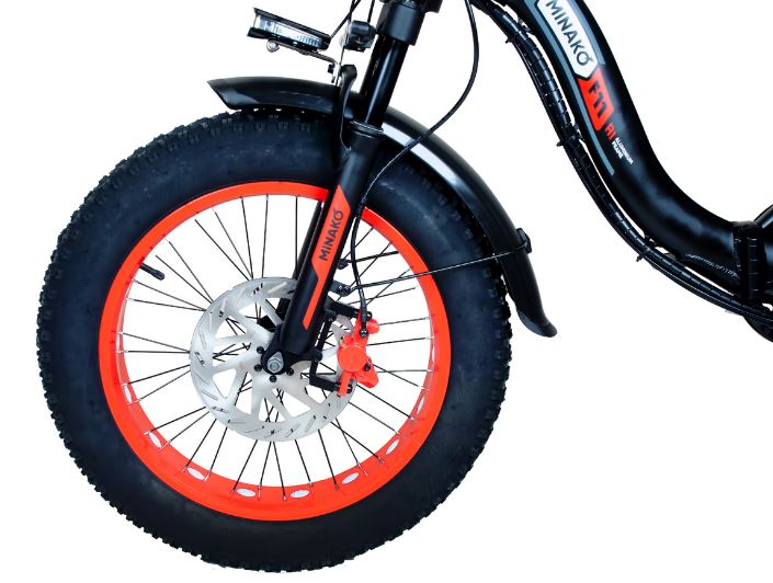 Электровелосипед Minako F11 PRO 20ah Красный