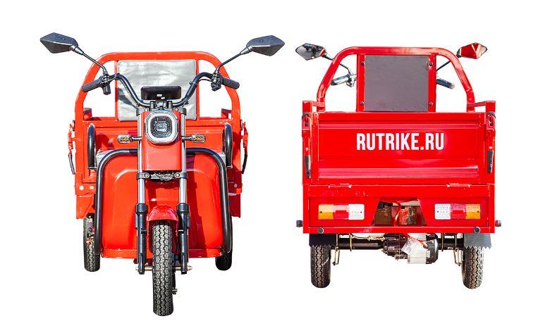Грузовой электротрицикл Rutrike Амулет 1100 60V650W (Красный)