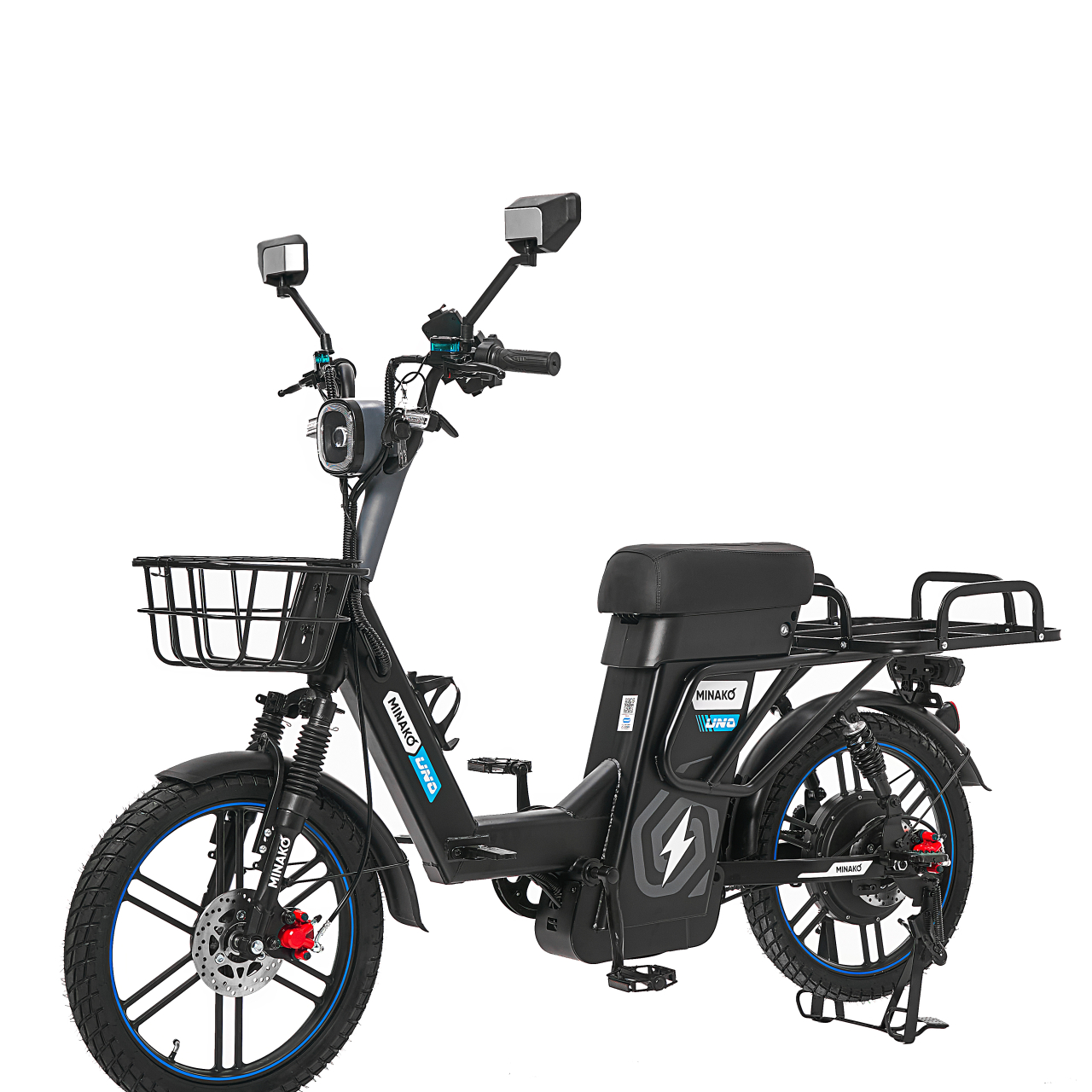 Электровелосипед Minako UNO 21ah черный