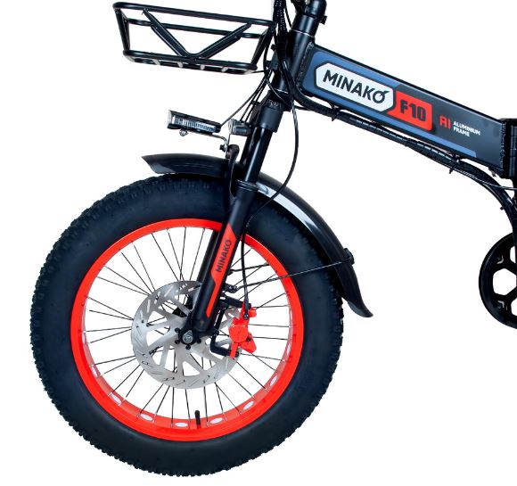 Электровелосипед Minako F10 Pro 20Ah Красный