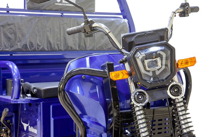 Грузовой электротрицикл Rutrike D4 1800 60V1200W (Синий)