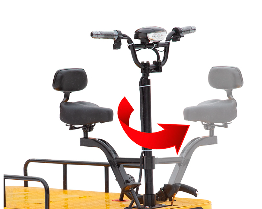 Платформенная тележка электрическая Rutrike СКЛАД 2500 NEW