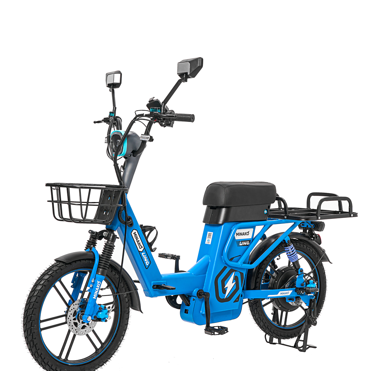 Электровелосипед Minako UNO 21ah синий