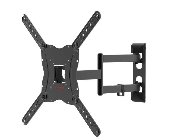 Кронштейн для телевизора Arm Media LCD-404 new, 26-55", настенный, поворот и наклон, черный