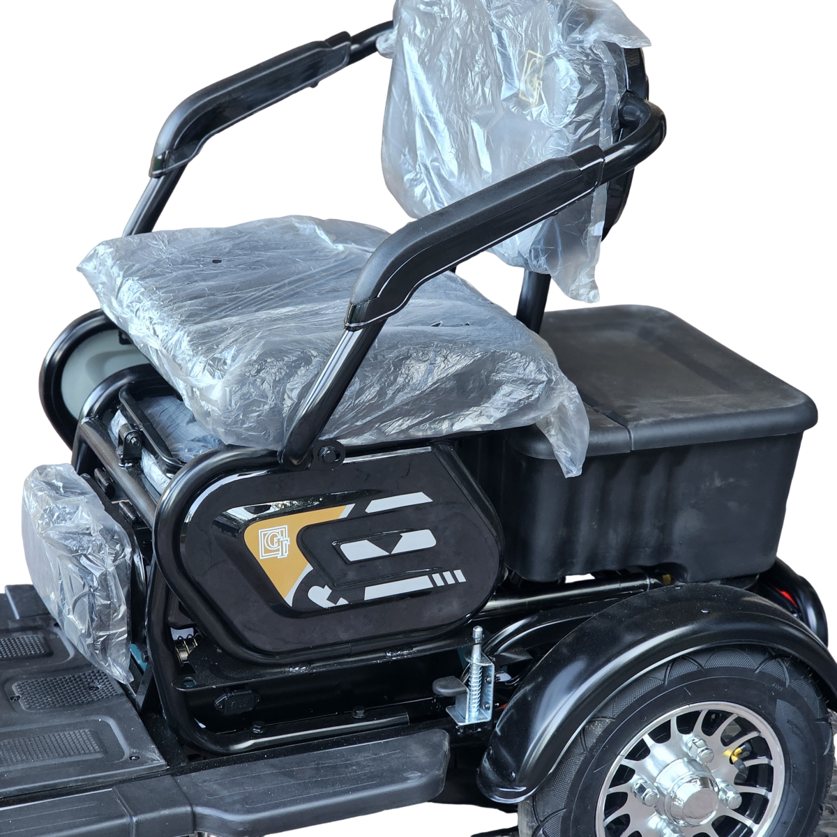 Электроскутер трицикл GT EV3 1200W 48V/25Ah Чёрный