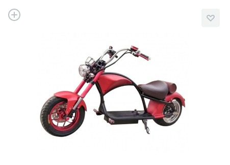 Электроскутер Чоппер Harley M1 2000W 20Ah, (Красный)