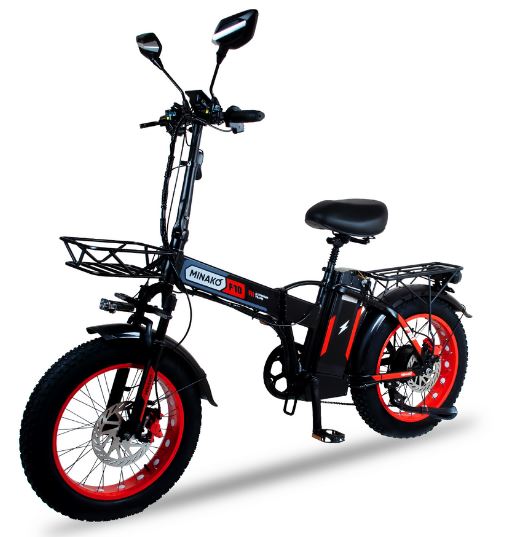 Электровелосипед Minako F10 Pro 20Ah Красный
