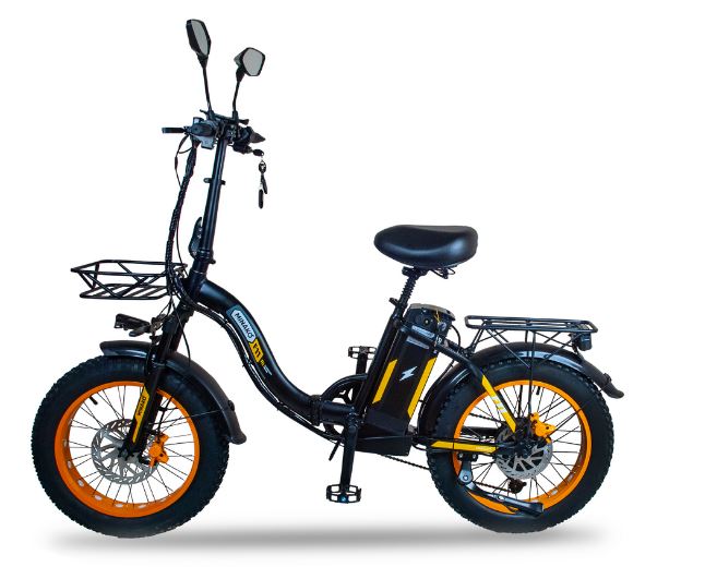 Электровелосипед Minako F11 PRO 20ah Желтый