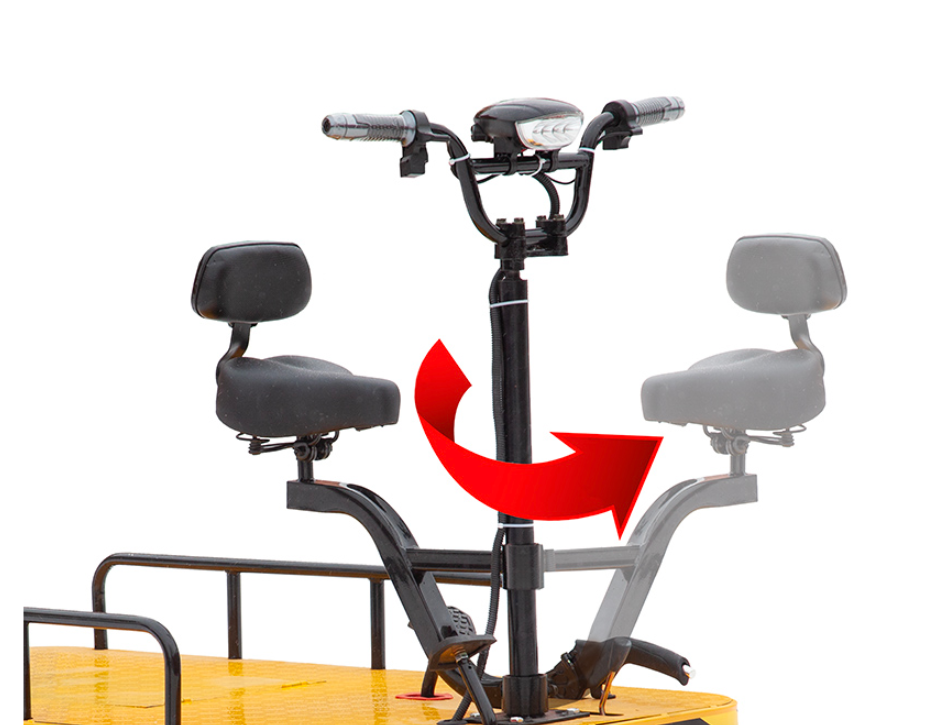 Платформенная тележка электрическая Rutrike СКЛАД 2000