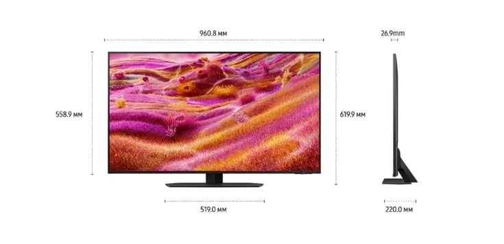 Телевизор Samsung QE43QN90FAUXRU 43"