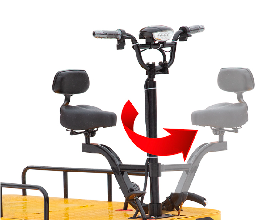 Платформенная тележка электрическая Rutrike СКЛАД 1500