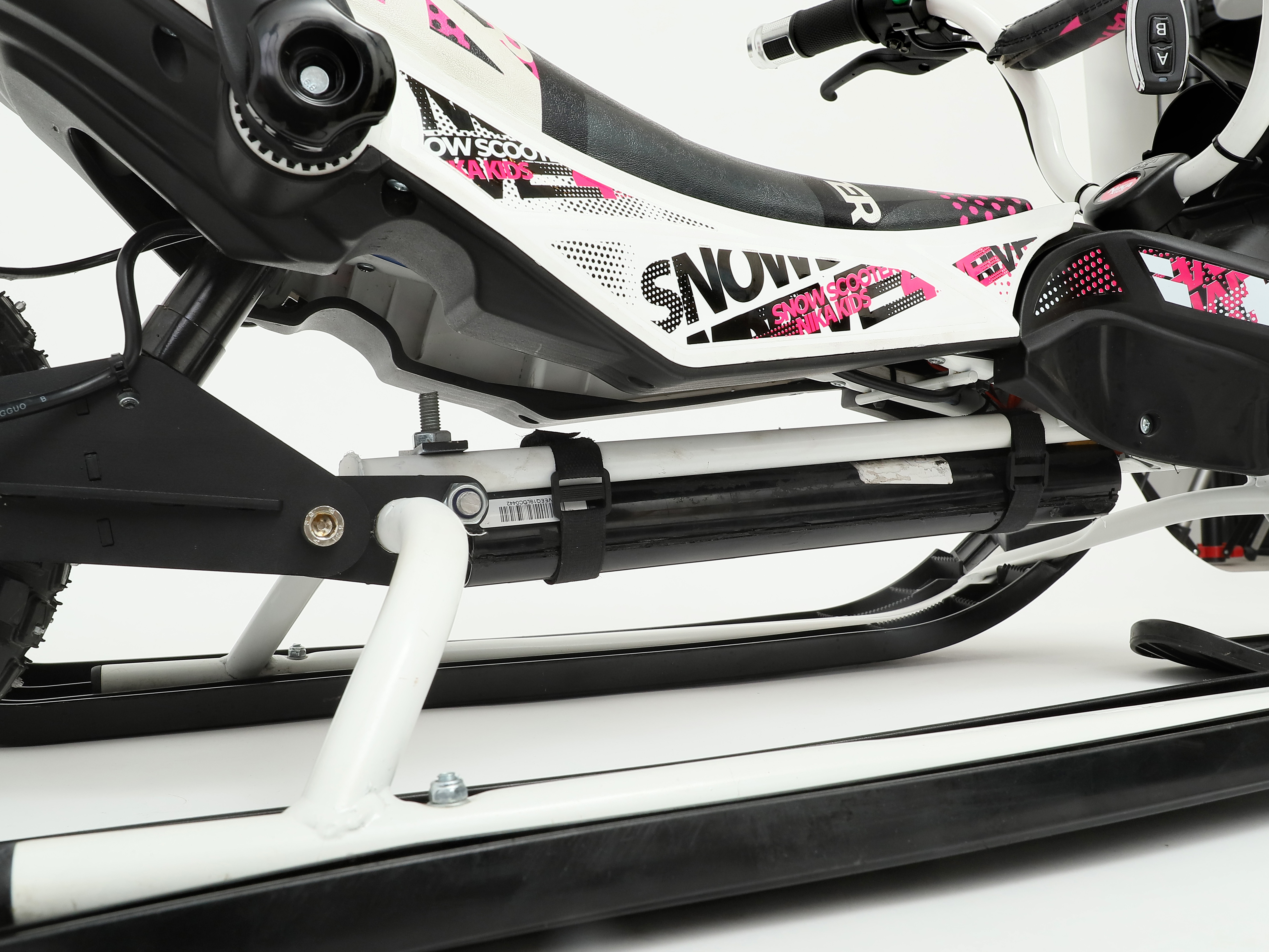 Электроснегокат iBrat M1, Бело-розовый