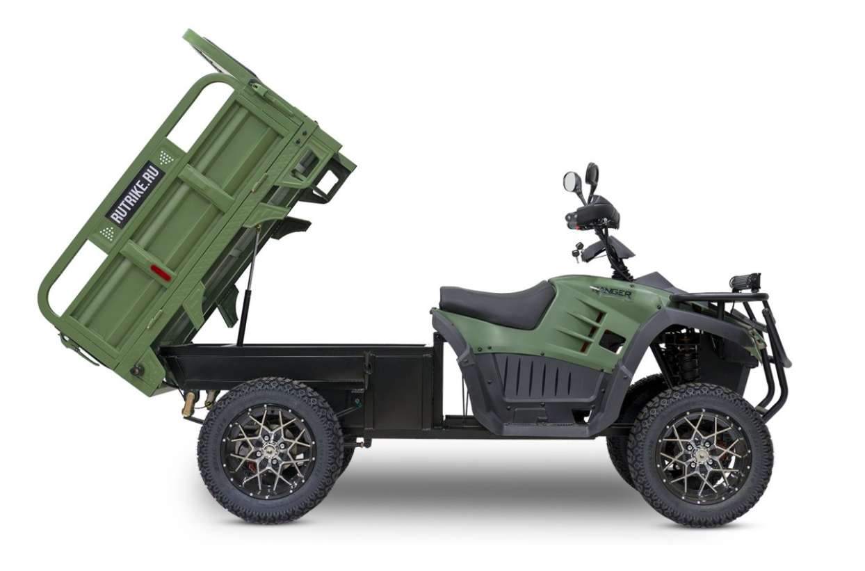 Грузовой электроквадроцикл Rutrike Рейнджер Зелёный