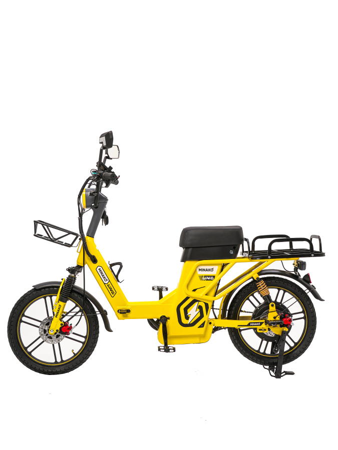Электровелосипед Minako UNO 21ah желтый