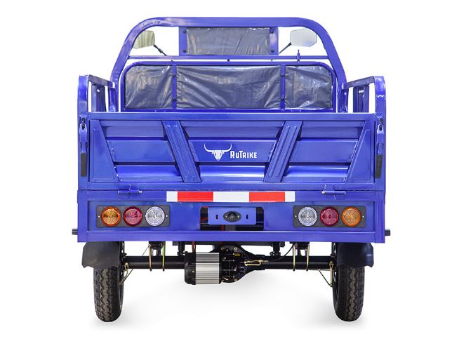 Грузовой электротрицикл Rutrike D4 1800 60V1200W (Синий)