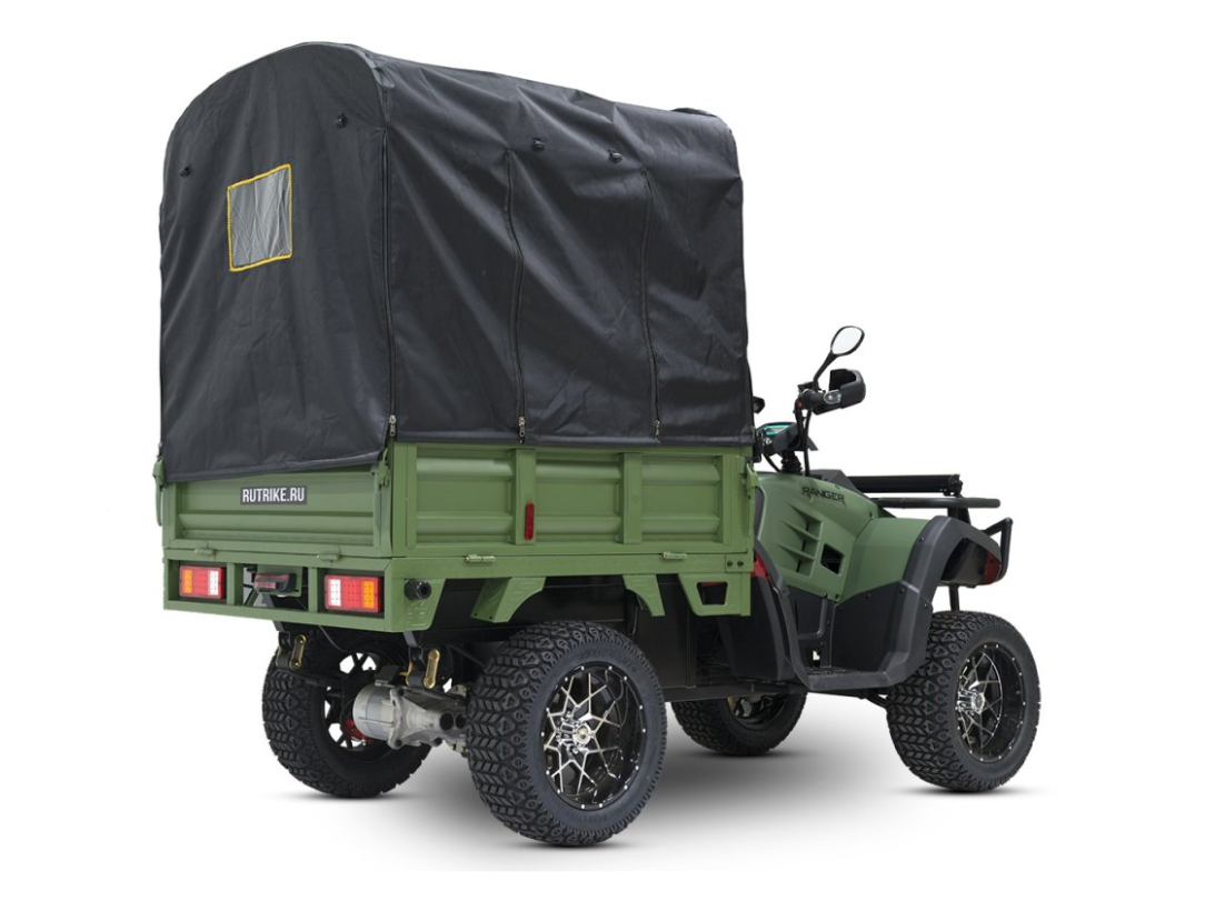 Грузовой электроквадроцикл Rutrike Рейнджер Зелёный