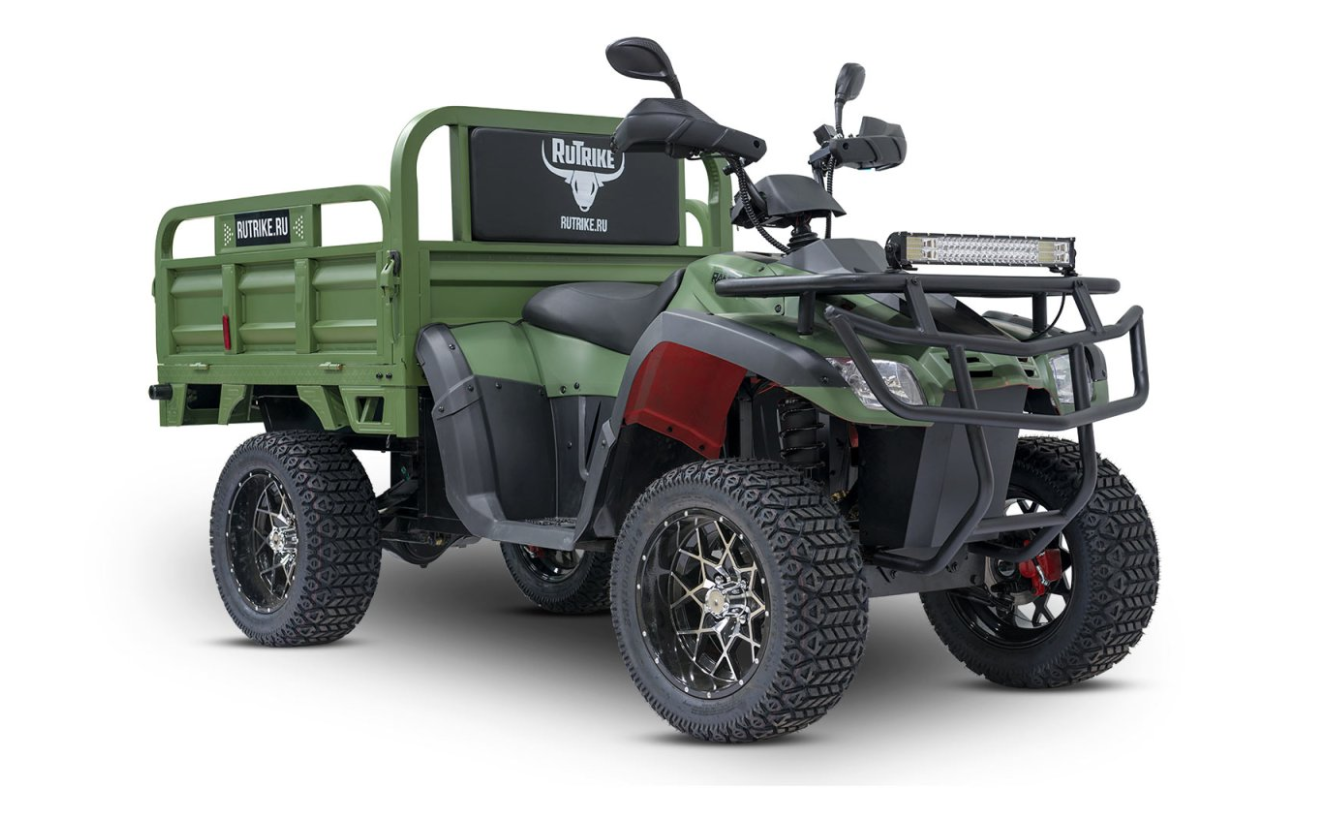 Грузовой электроквадроцикл Rutrike Рейнджер Зелёный