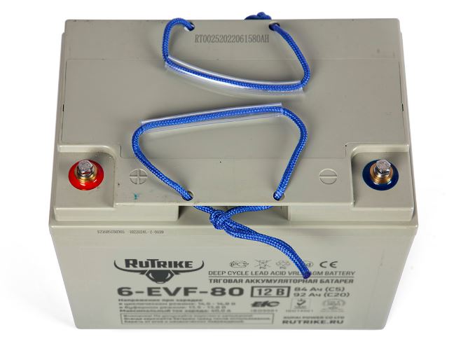 Тяговый аккумулятор RuTrike 6-EVF-80 (12V80A/H C3)