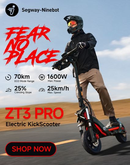 Электросамокат Segway eKickScooter ZT3 Pro
