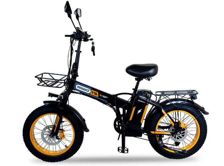 Электровелосипед Minako F10 Pro 20Ah Желтый