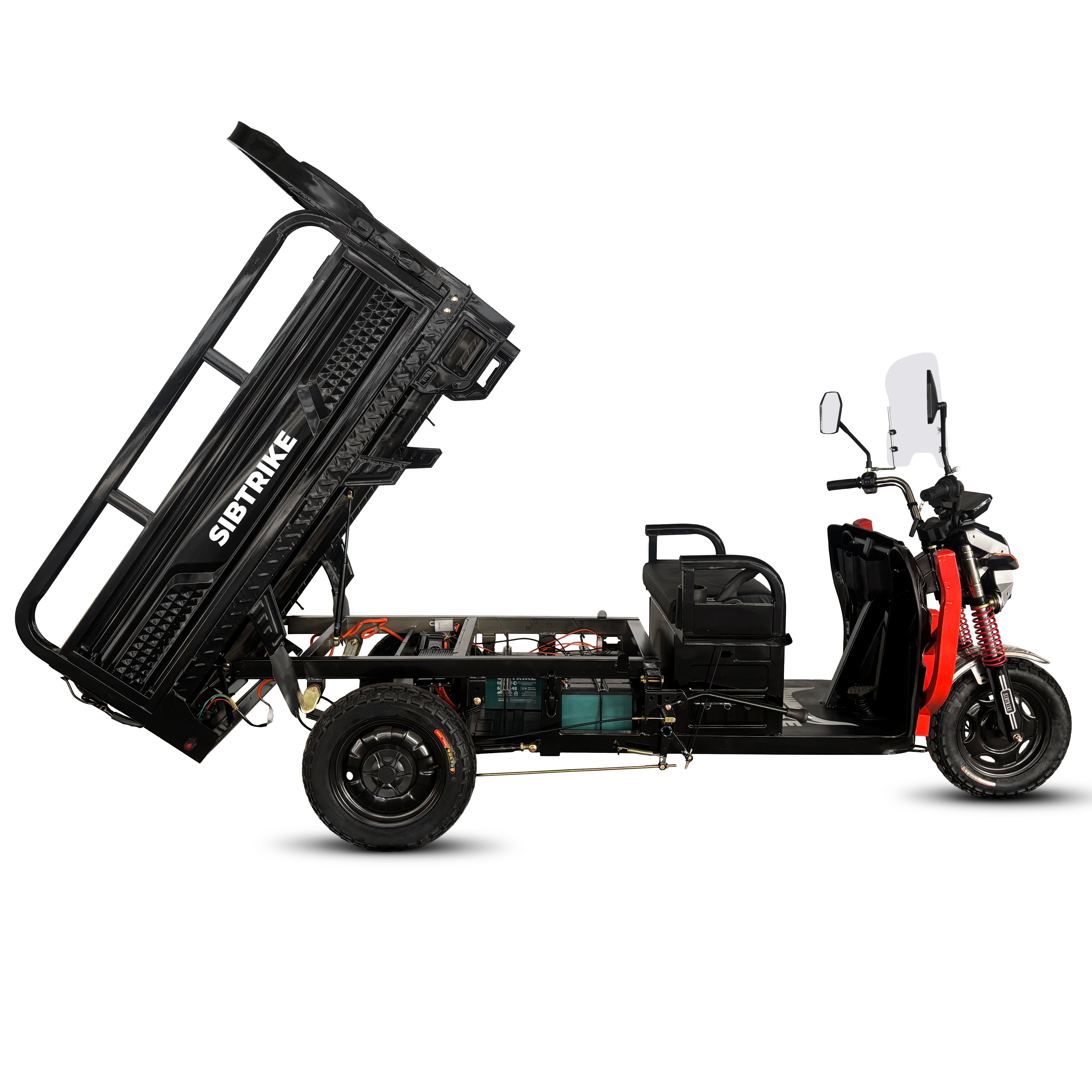 Электротрицикл WHITE SIBERIA SIBTRIKE CARGO 1000 кг 1.5м