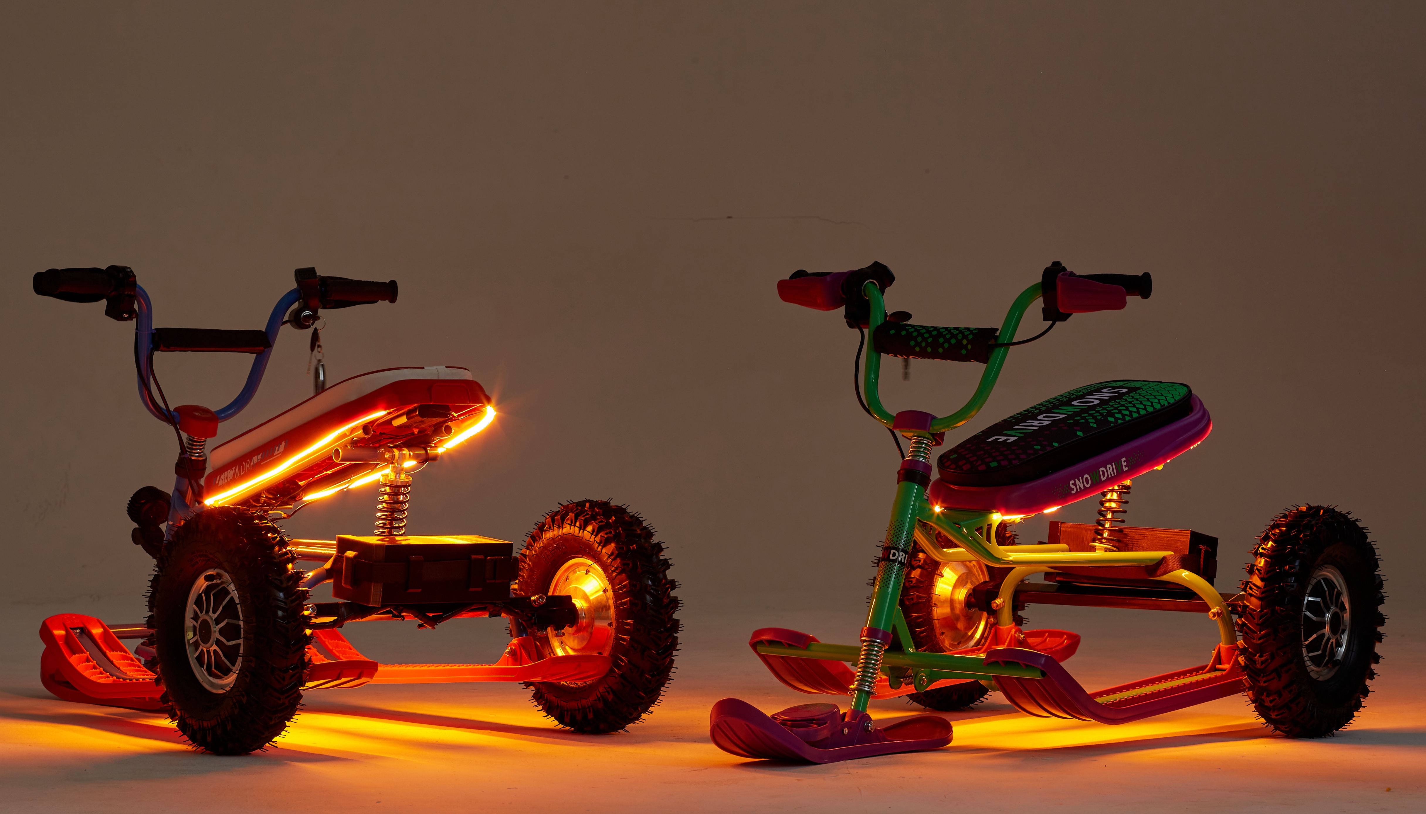 Электроснегокат iBrat S2, Оранжевый