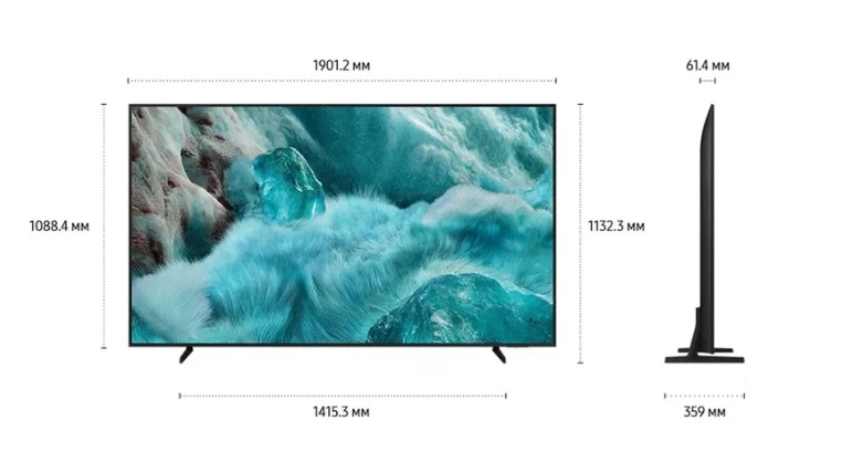Телевизор Samsung QE85Q7FAAUXRU 85"