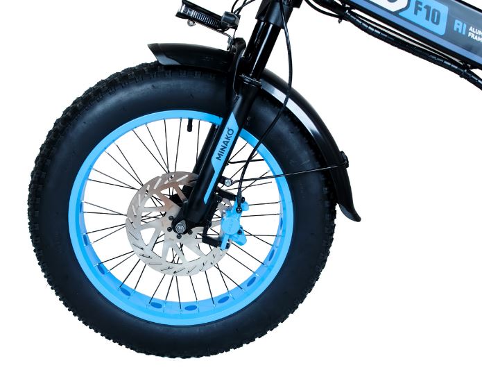 Электровелосипед Minako F10 Pro 20Ah Синий