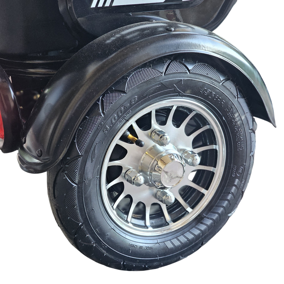 Электроскутер трицикл GT EV3 1200W 48V/25Ah Чёрный