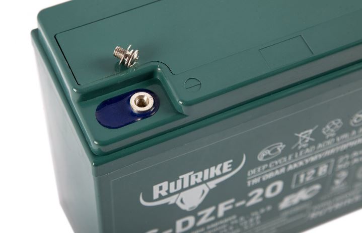 Тяговый аккумулятор RuTrike 6-DZF-20 (12V20A/H C2)
