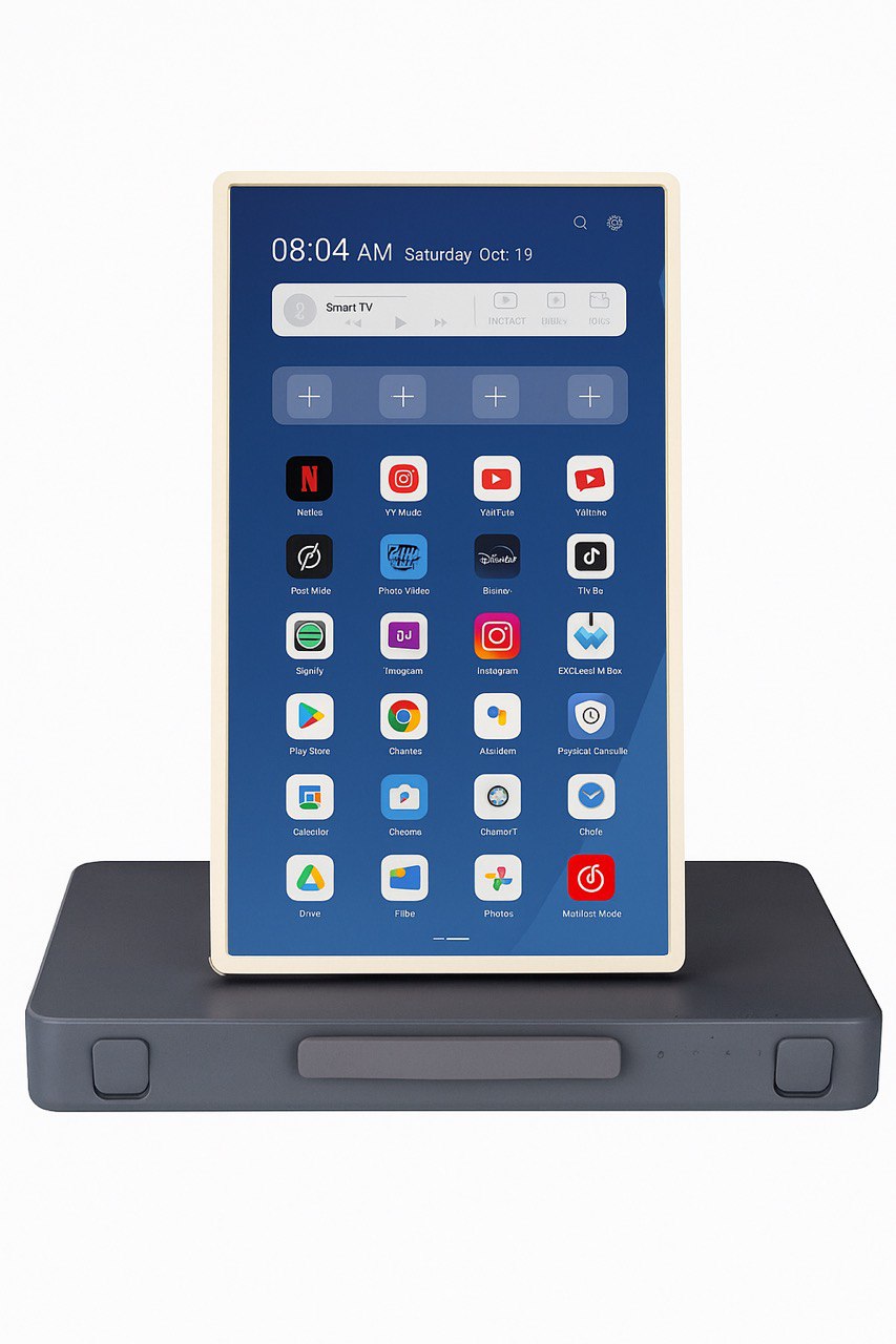 Портативный телевизор сенсорный  27 дюймов 