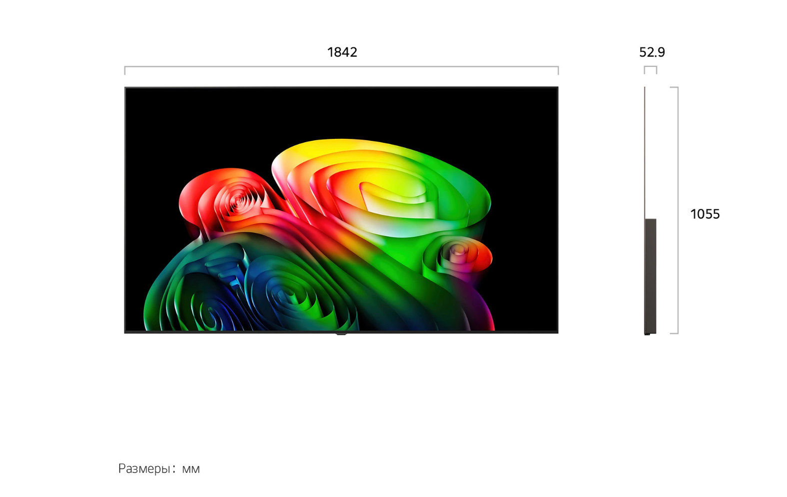 Телевизор 83" LG OLED83B6RLA