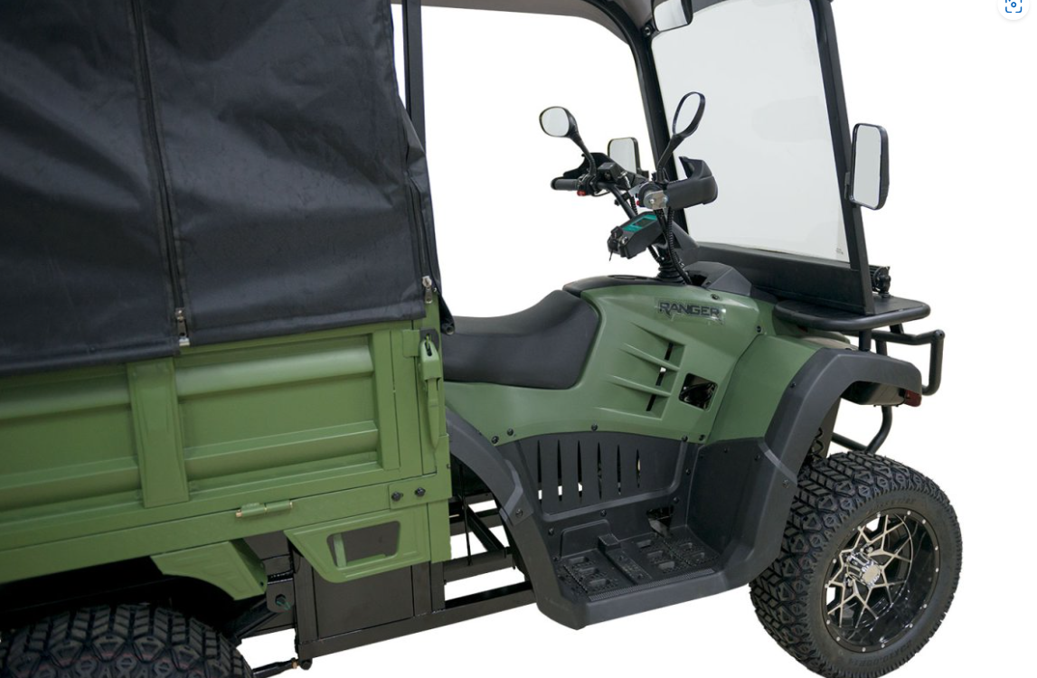 Грузовой электроквадроцикл Rutrike Рейнджер Зелёный