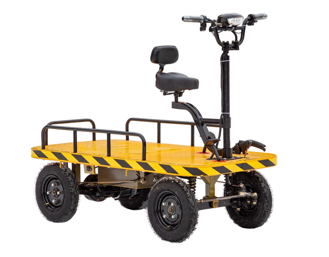 Платформенная тележка электрическая Rutrike СКЛАД 1500