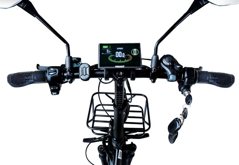 Электровелосипед Minako F10 Pro 20Ah Синий